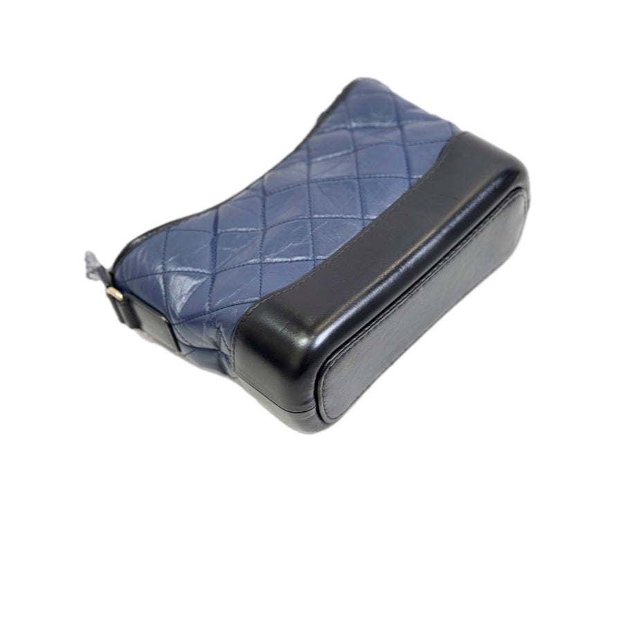 Chanel Gabrielle Small Navy/ Black