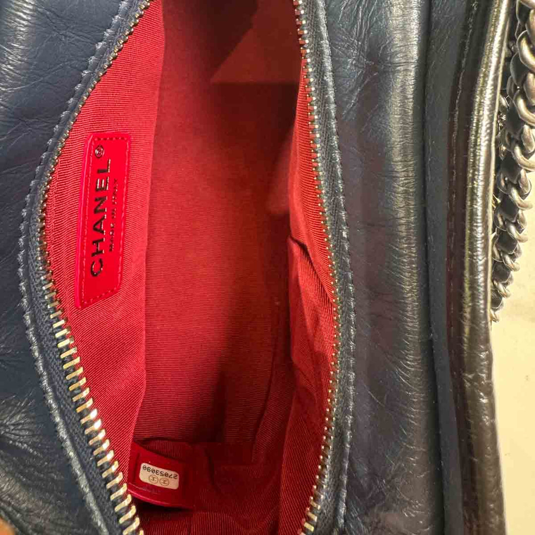 Chanel Gabrielle Small Navy/ Black