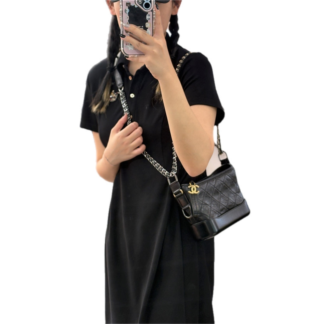 Chanel Small Black Gabrielle Bag