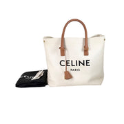 Celine Canvas Tote Bag Cream