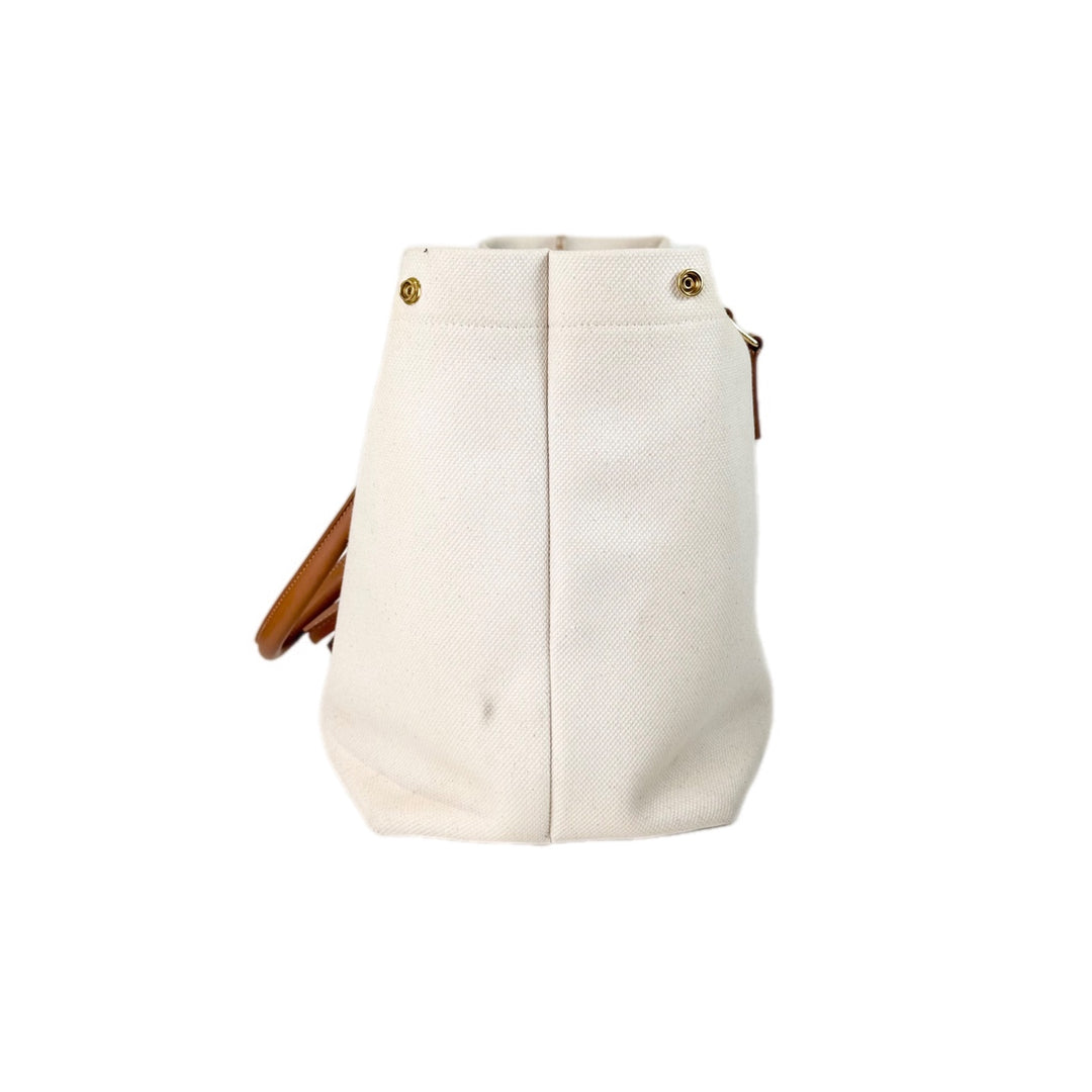 Celine Canvas Tote Bag Cream