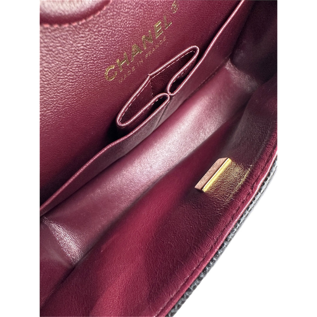 Chanel Classic Flap Black/Gold Small Caviar Bag