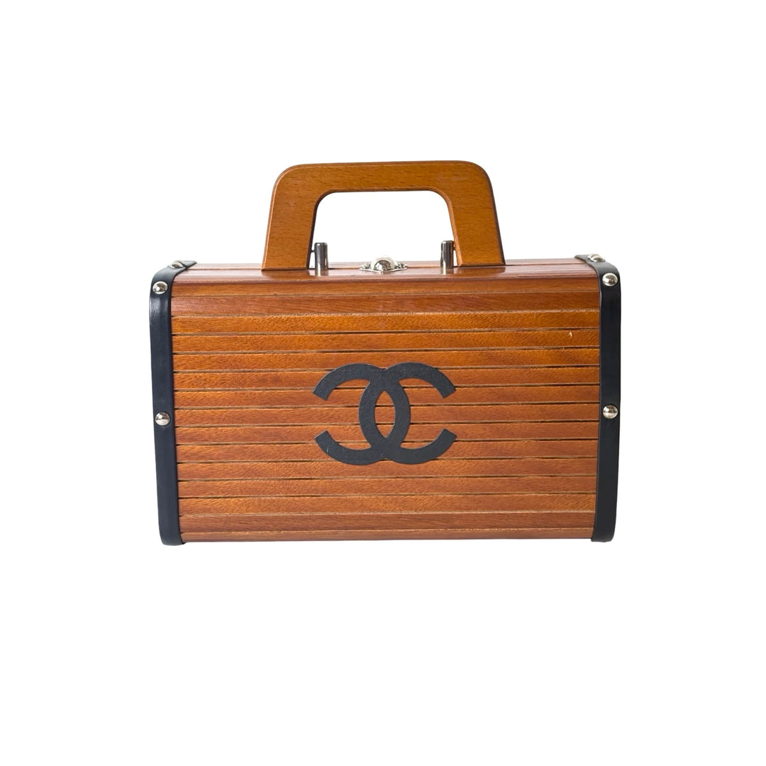 Chanel Vintage 1994-1996 Wood Box Bag