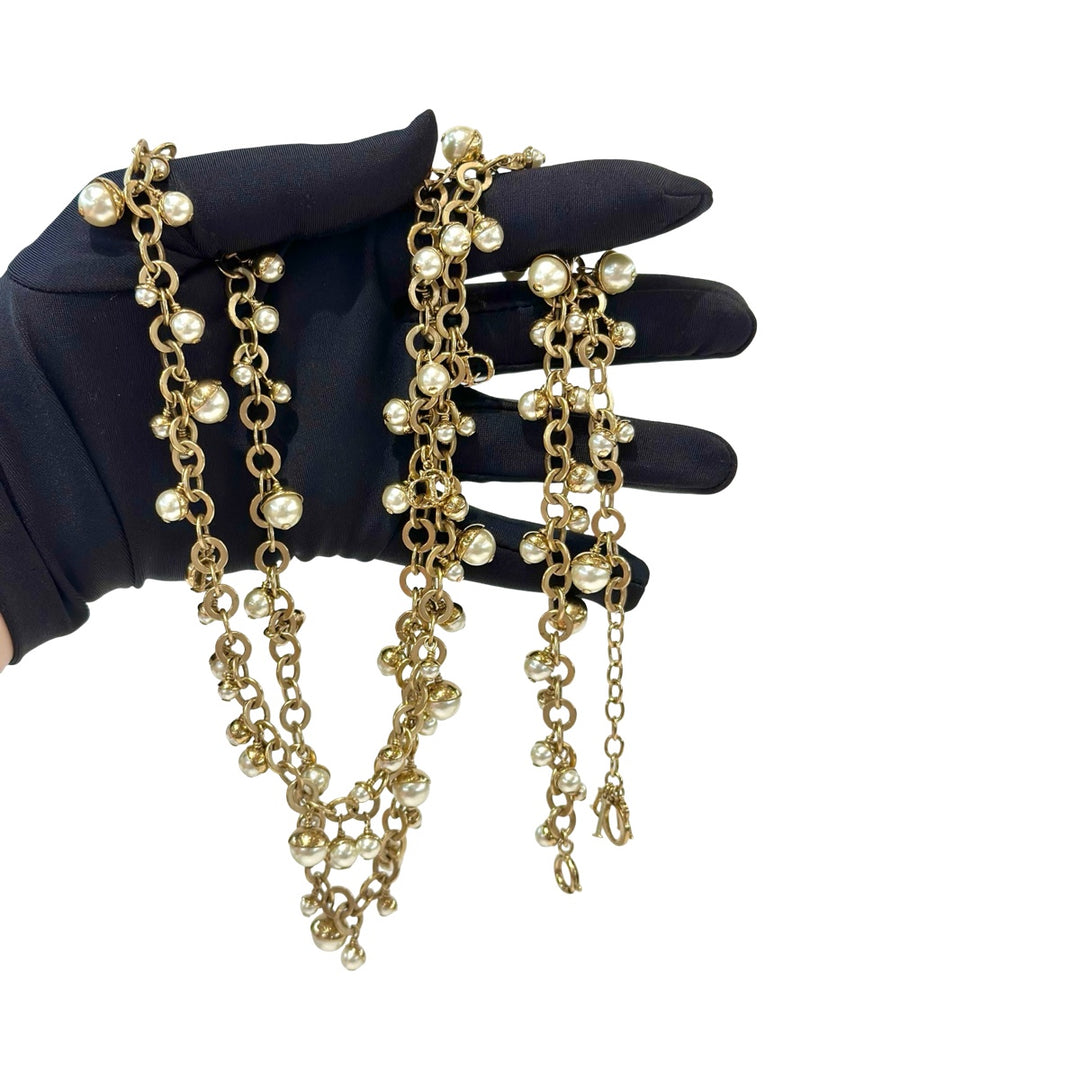 Dior Pearl Long Necklace/Belt 90CM