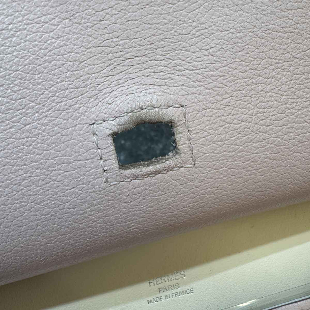 Hermes Jypsiere Mini Bag Mauve Pale Evercolor