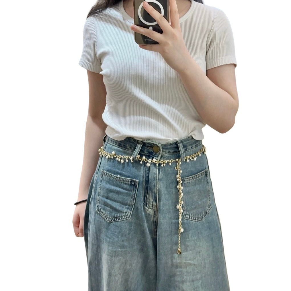Dior Pearl Long Necklace/Belt 90CM