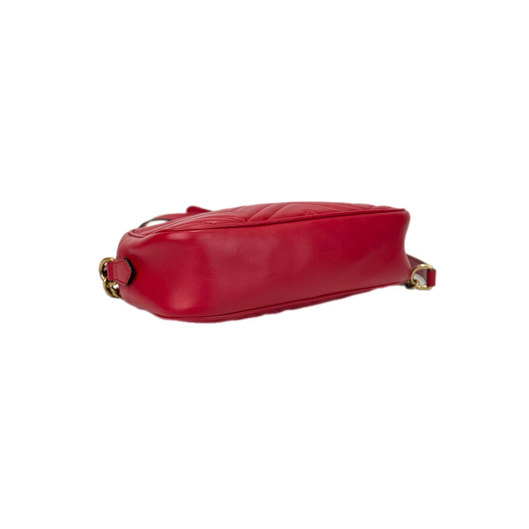 Gucci Marmont Small Red Camera Bag