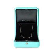 Tiffany Smile Necklace With Diamonds 18k Rose Gold