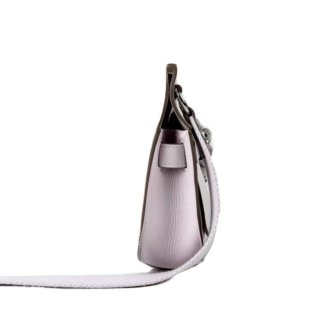 Hermes Jypsiere Mini Bag Mauve Pale Evercolor