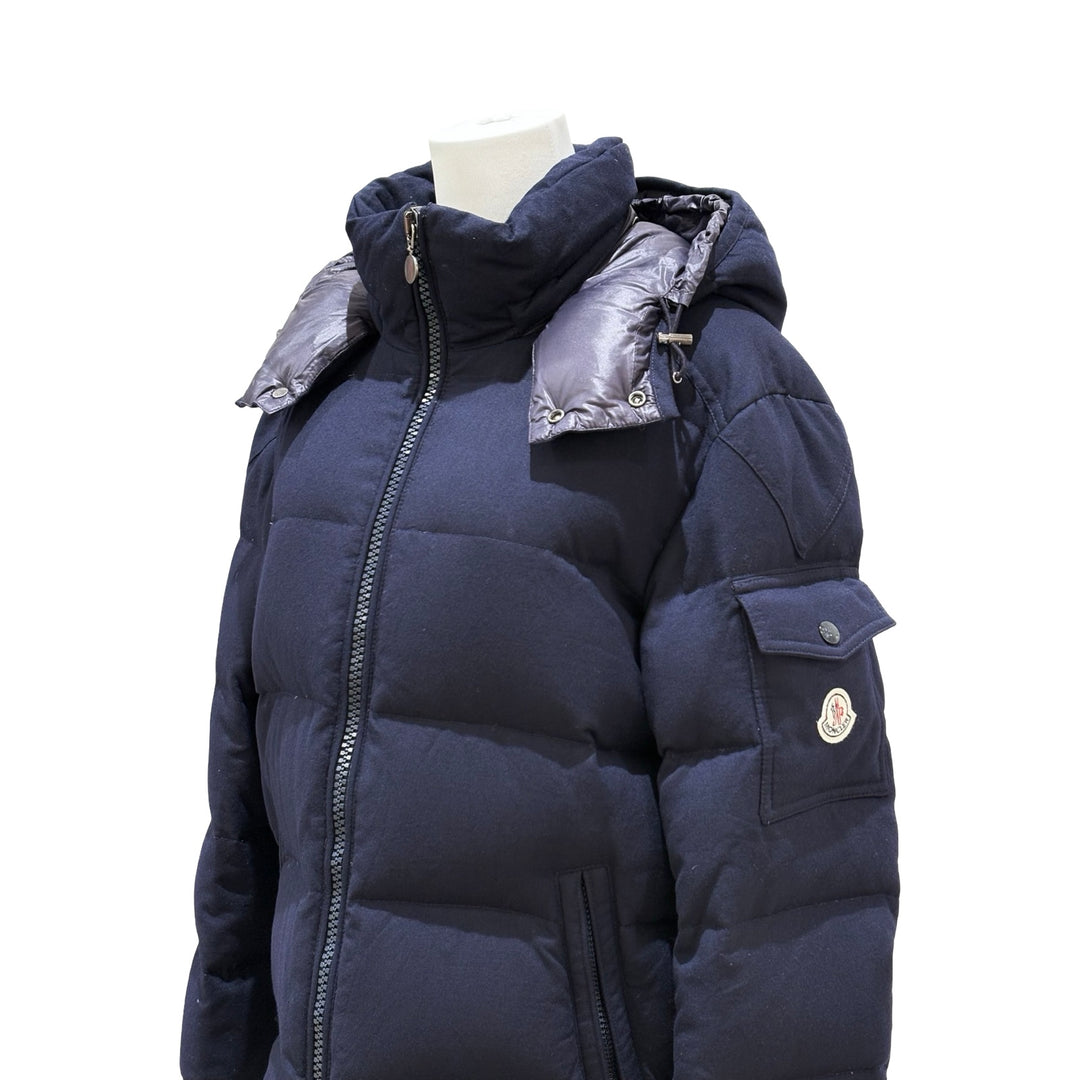 Moncler Blue Montgenevre Down Jacket #3