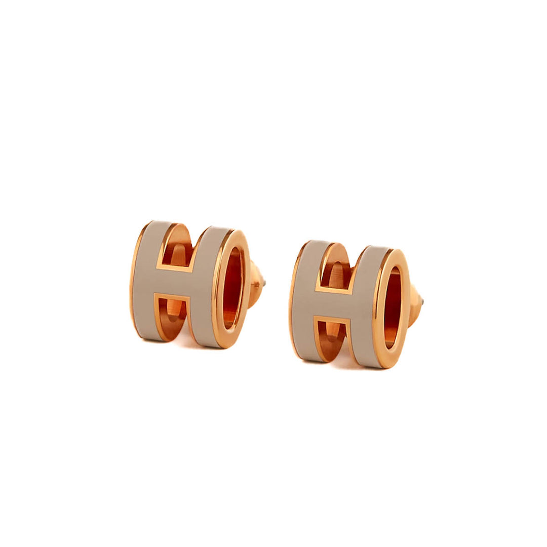 Hermes Glace Mini H Pop Earrings