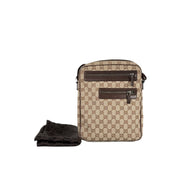 Gucci Shoulder Bag Canvas Brown