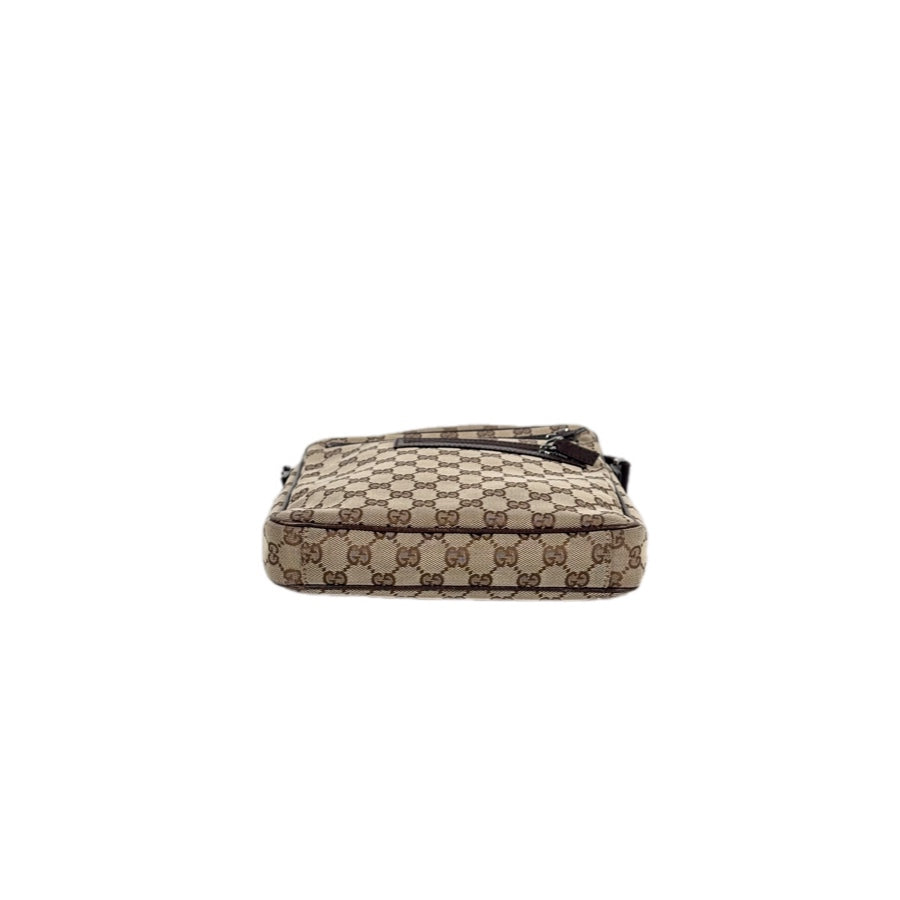Gucci Shoulder Bag Canvas Brown