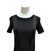 Pre-owned Chanel Coco Chanel Cuba - Petite robe noire à ceinture 34 Dress in Black - photo 2