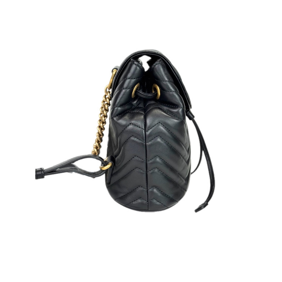 Gucci Marmont Black Backpack Bag