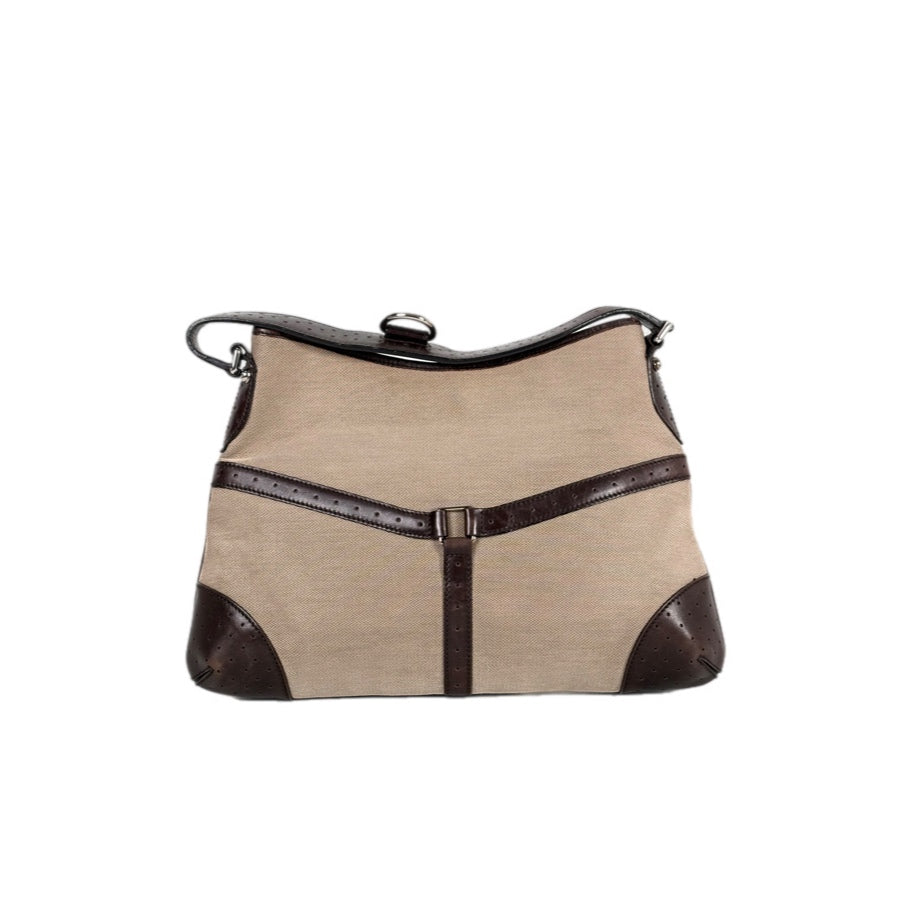 Gucci Beige Canvas Shoulder Bag