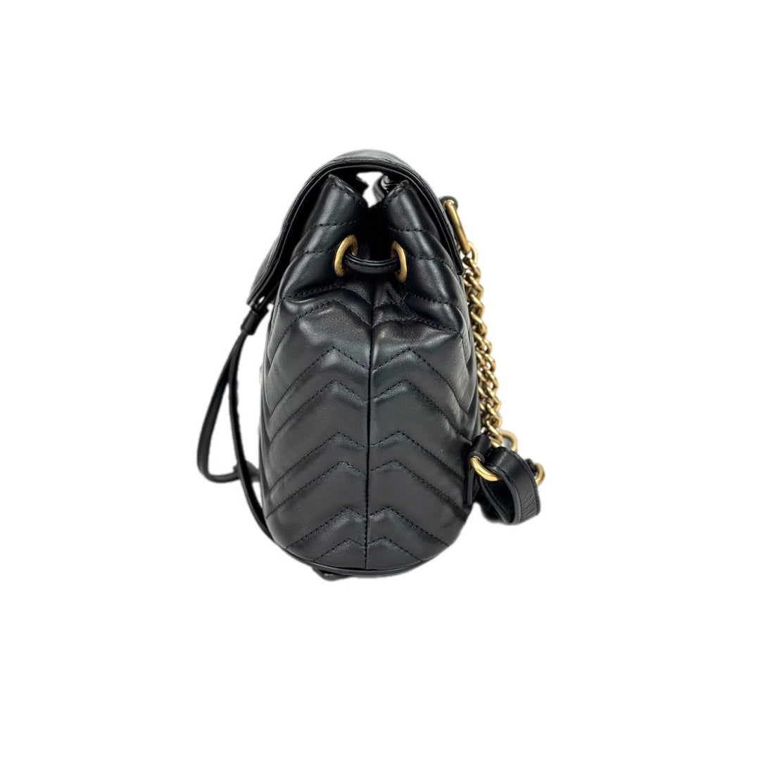 Gucci Marmont Black Backpack Bag