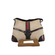Gucci Beige Canvas Shoulder Bag