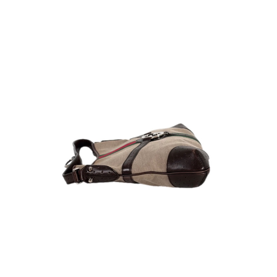 Gucci Beige Canvas Shoulder Bag