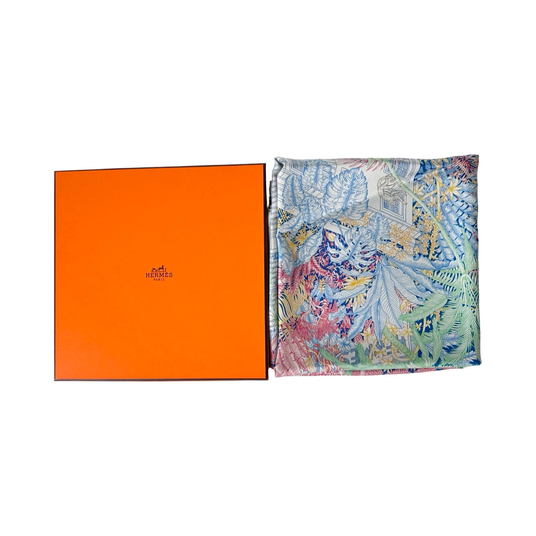 Hermes Faubourg Silk Scarf 90cm