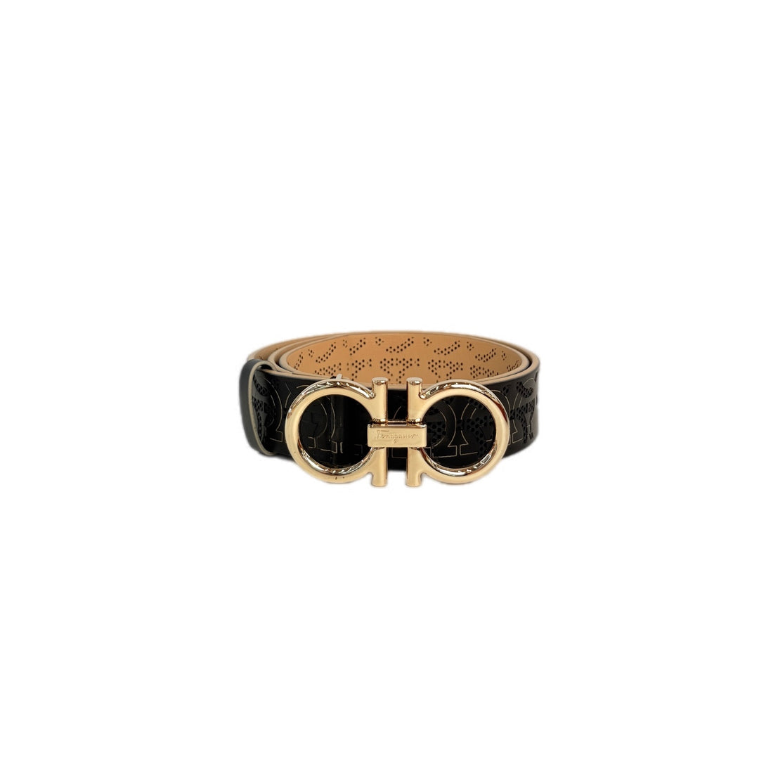 Ferragamo Leather Reversible Belt 90cm