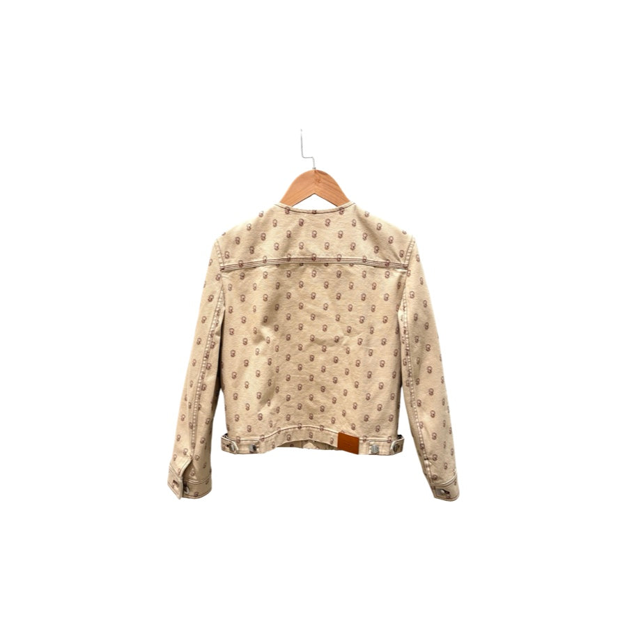 Hermes Cliquetis Sport Beige Denim Jacket #34