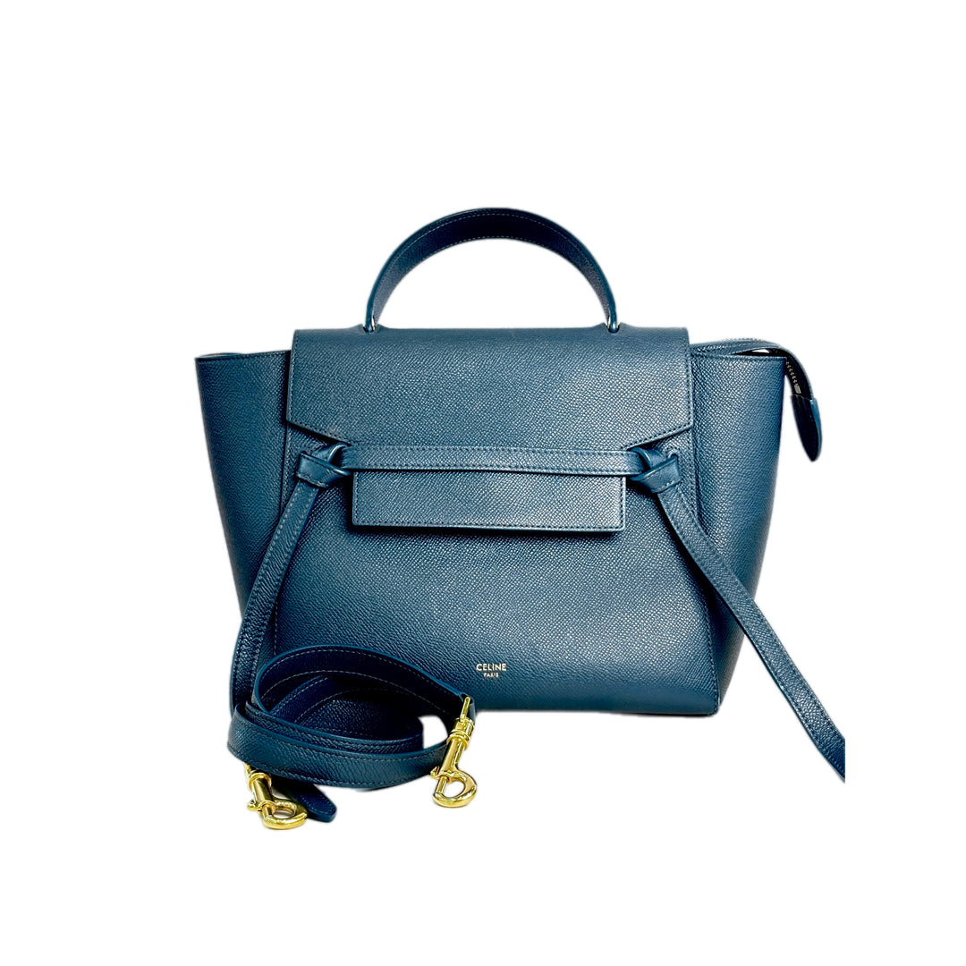 Celine Small Blue Belt Bag