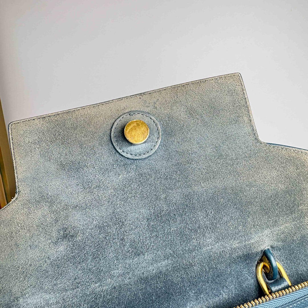 Celine Small Blue Belt Bag