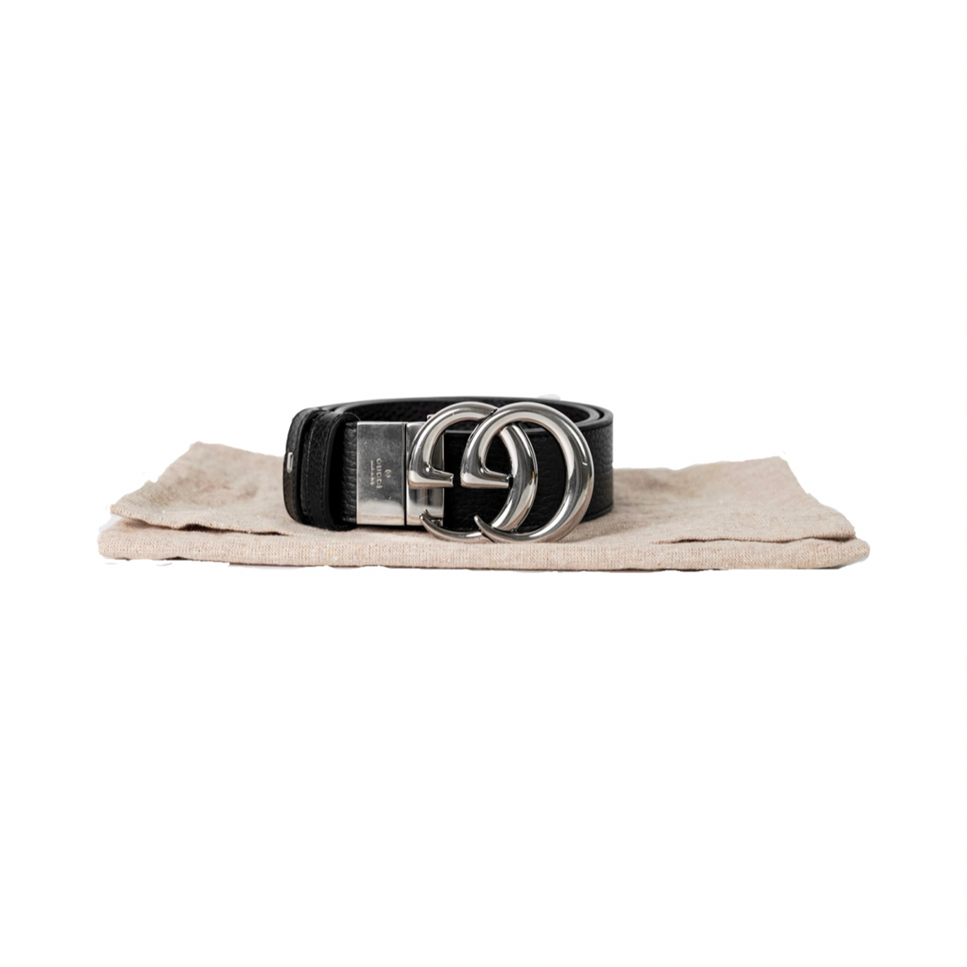 Gucci Belt Black Leather 80cm