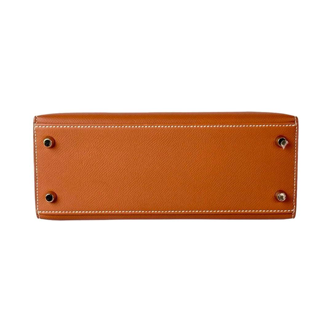 Hermes Kelly 25cm Bag Gold Epsom