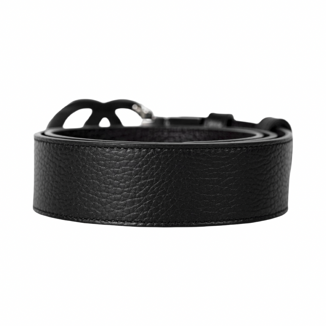 Gucci Belt Black Leather 80cm
