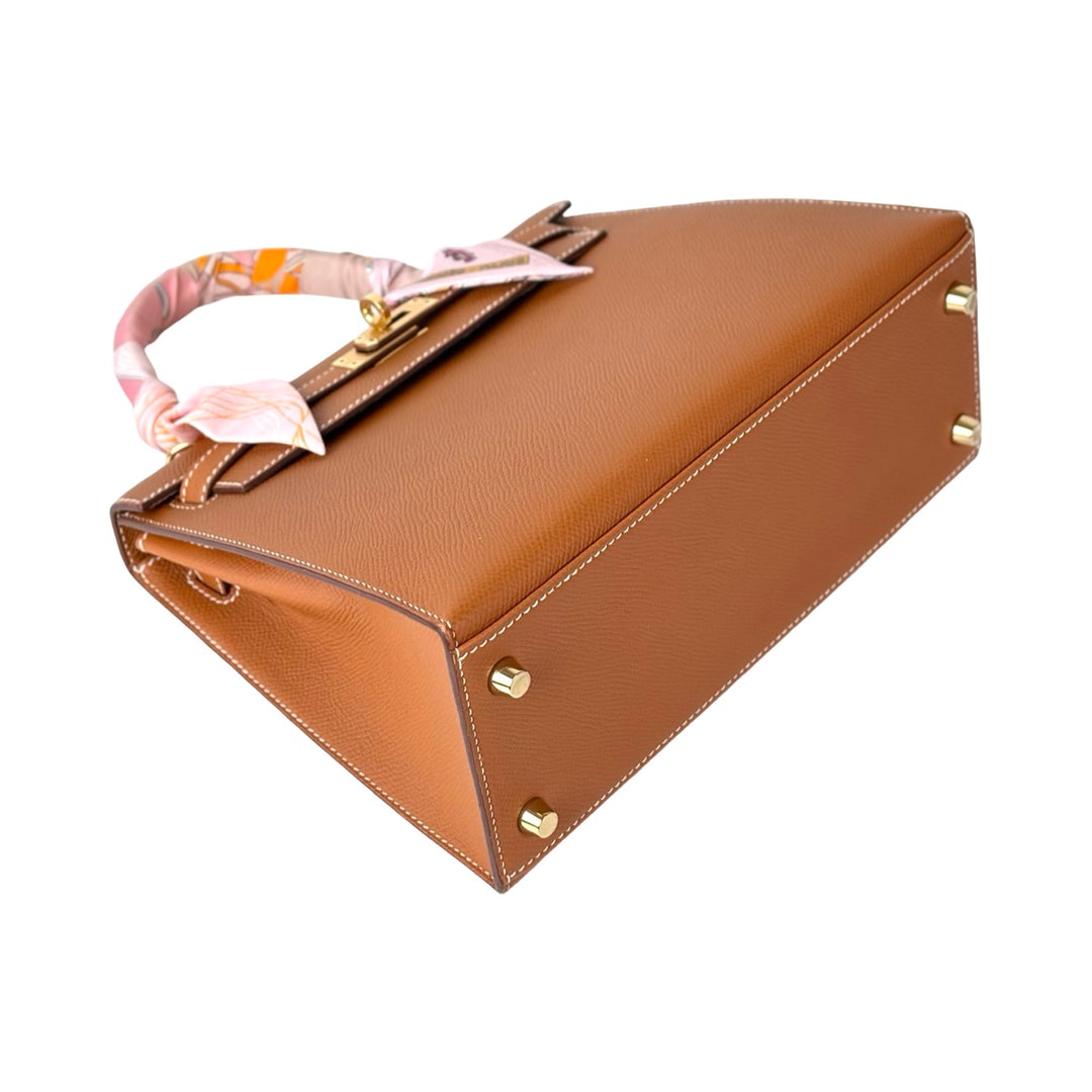 Hermes Kelly 25cm Bag Gold Epsom