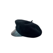 Dior Wool Beret Hat Black 57#