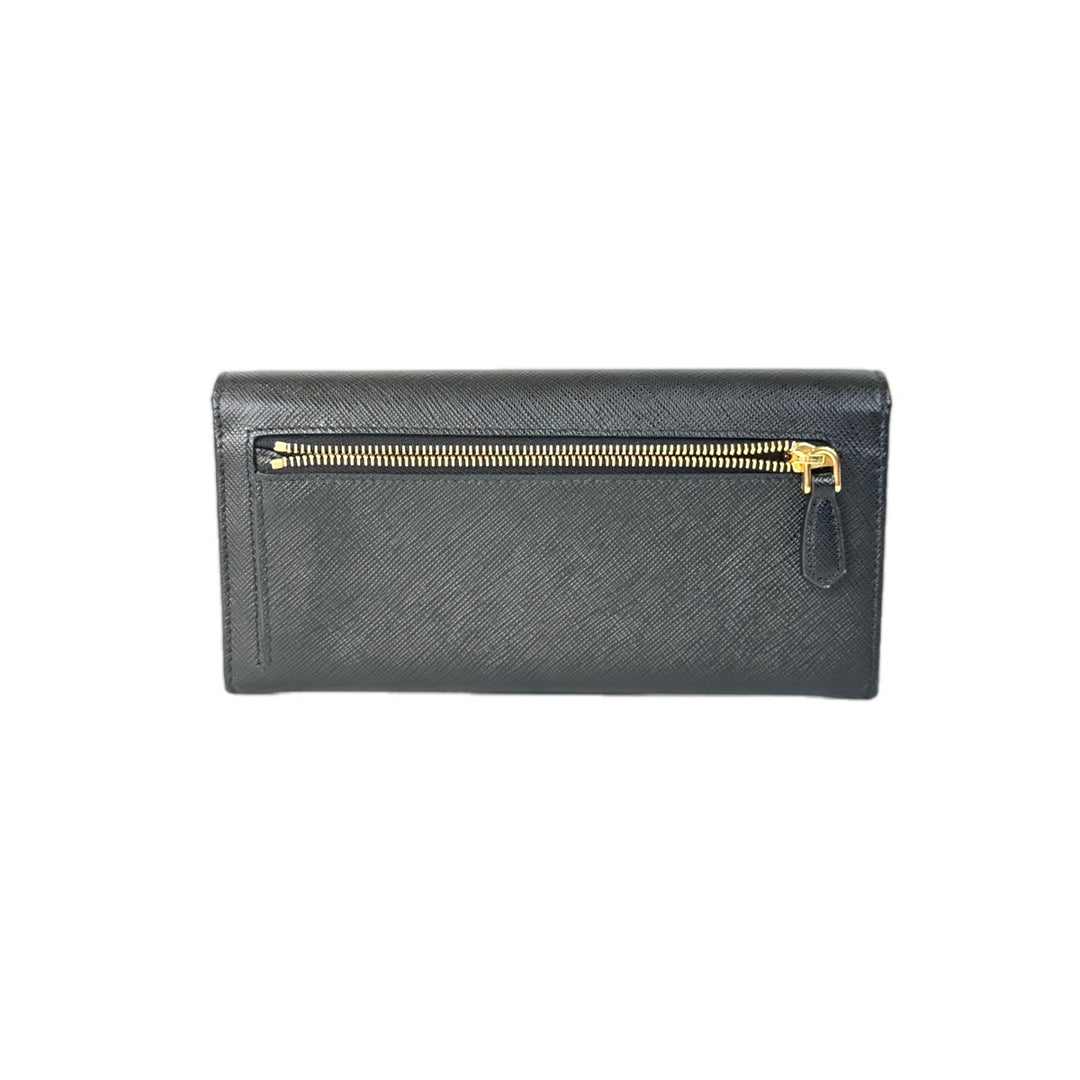 Prada Wallet Black Saffiano