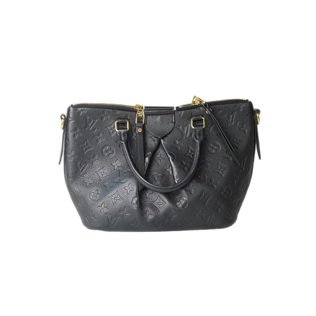 Louis Vuitton Black Leather Mazarine Bags