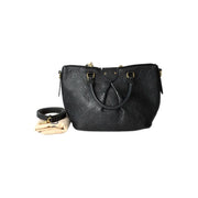 Louis Vuitton Black Leather Mazarine Bags