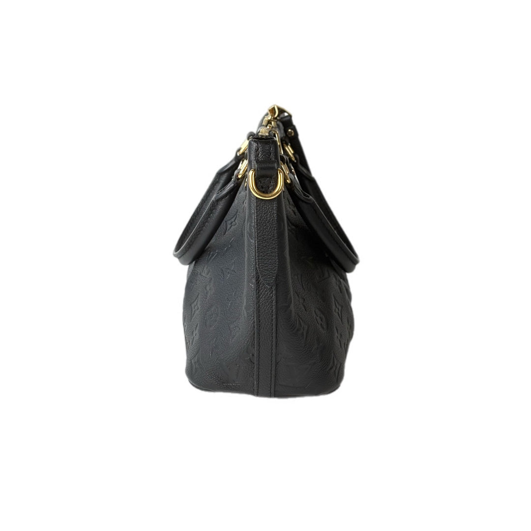 Louis Vuitton Black Leather Mazarine Bags