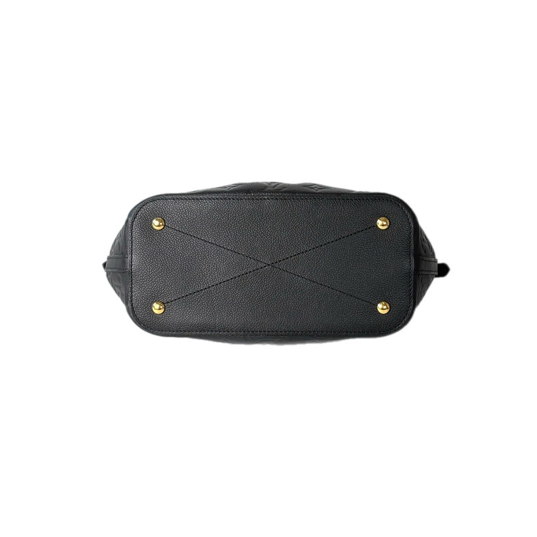 Louis Vuitton Black Leather Mazarine Bags