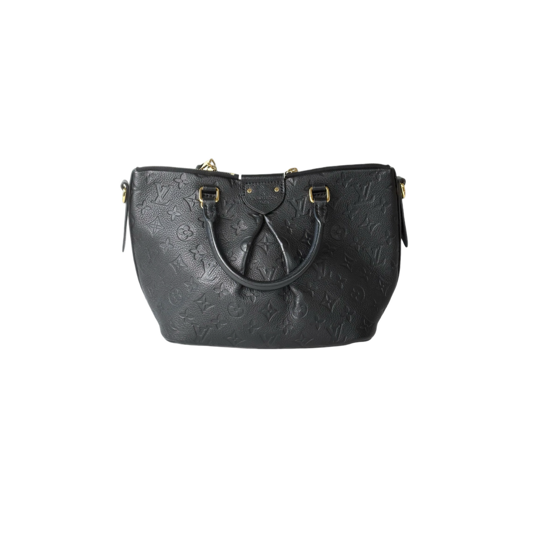 Louis Vuitton Black Leather Mazarine Bags