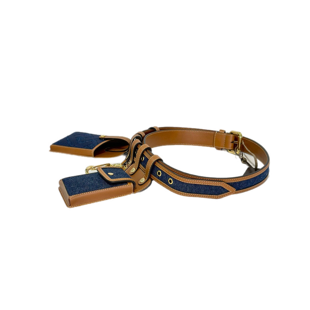 Fendi Demin Belt with Pouch