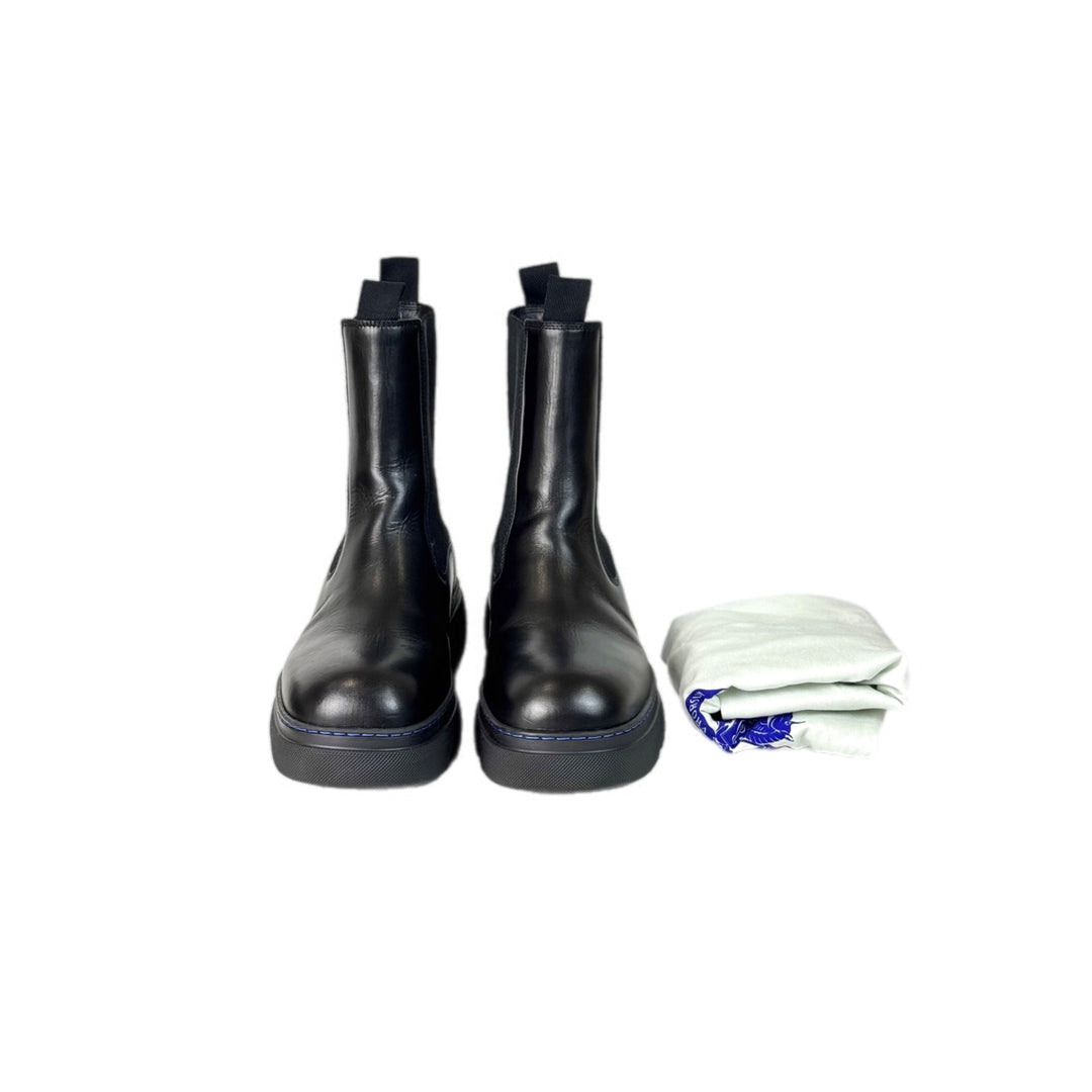 Burberry Black Ankole Boots Shoes #38