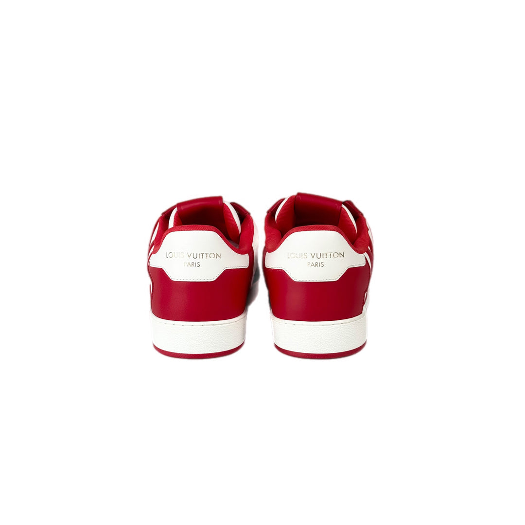 Louis Vuitton Red Sneaker Shoes #7