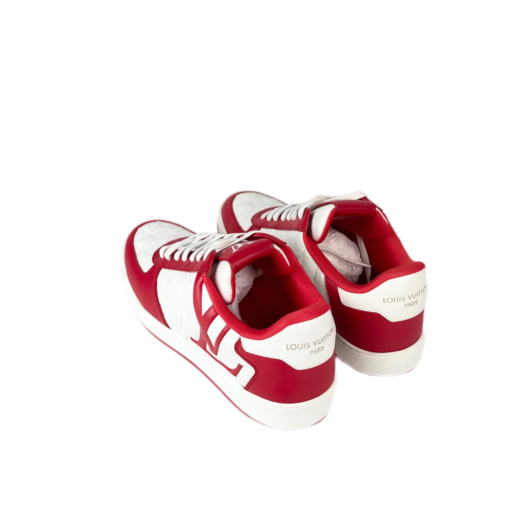 Louis Vuitton Red Sneaker Shoes #7