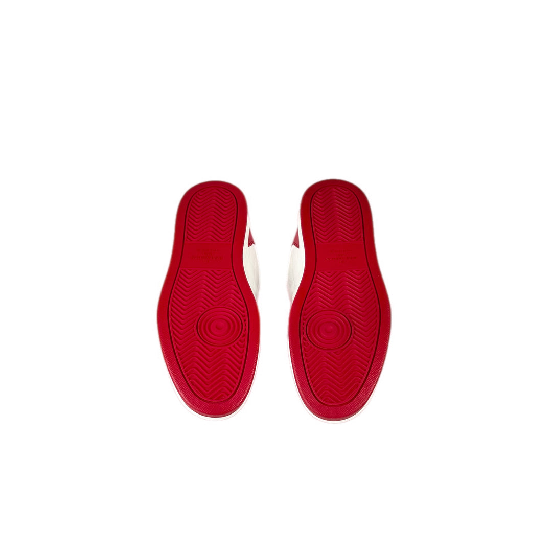 Louis Vuitton Red Sneaker Shoes #7