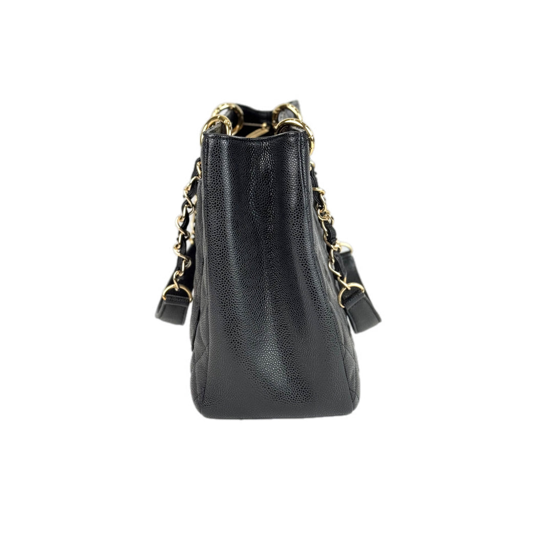 Chanel Tote GST Black/Gold Caviar