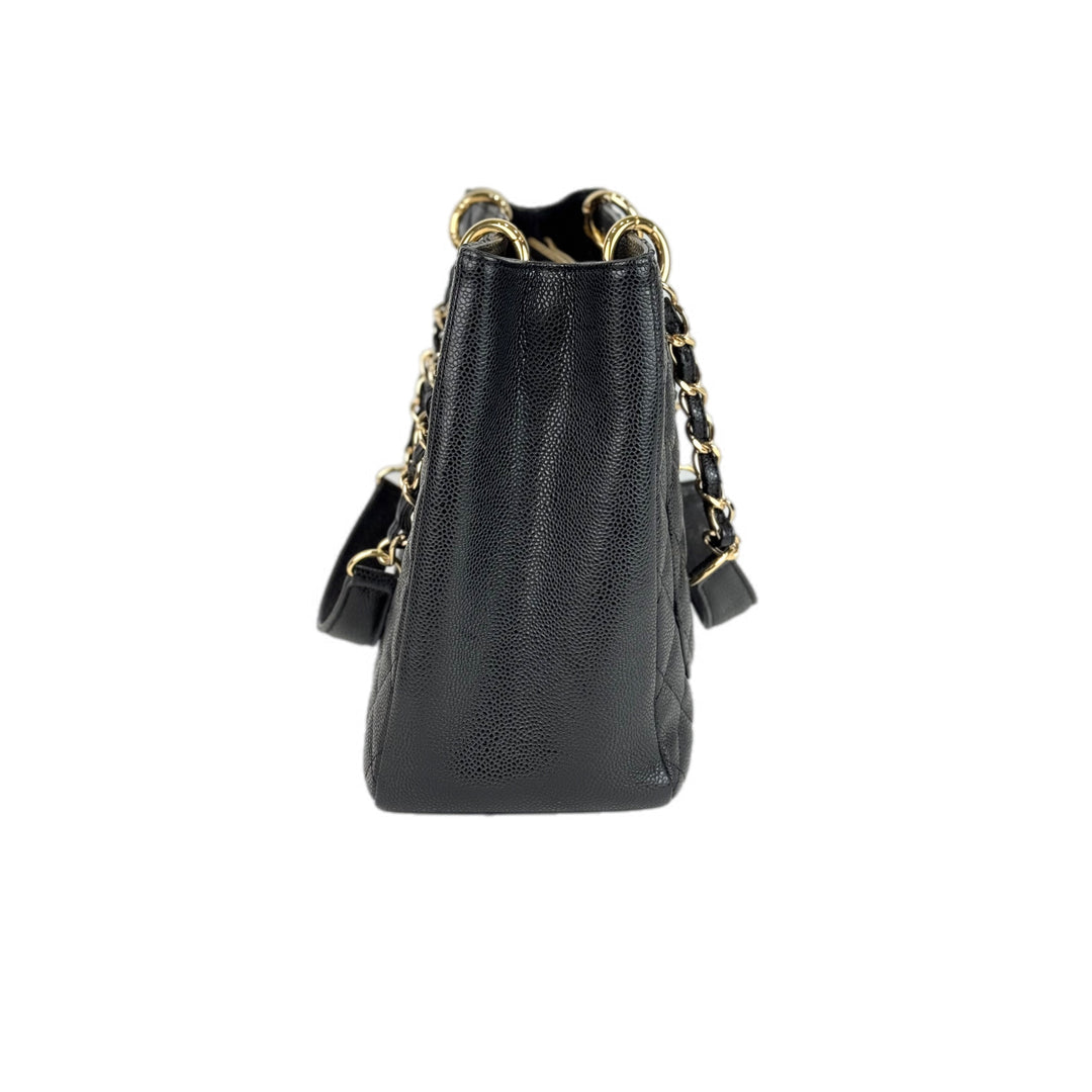 Chanel Tote GST Black/Gold Caviar