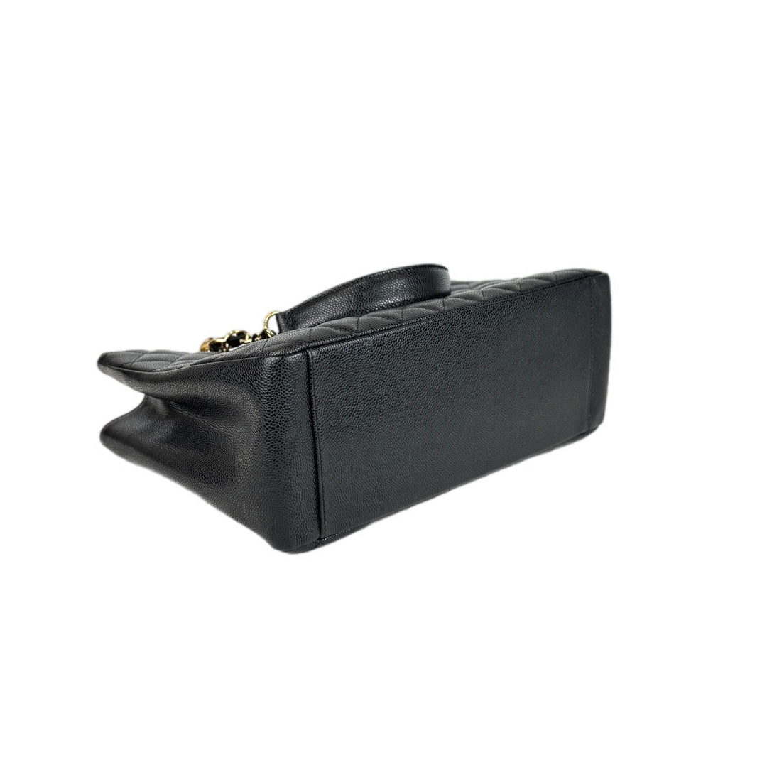 Chanel Tote GST Black/Gold Caviar