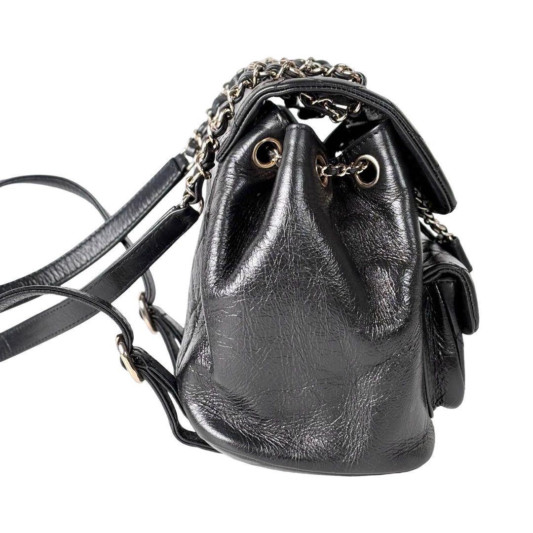 Chanel Mini Backpack Duma Bag Black