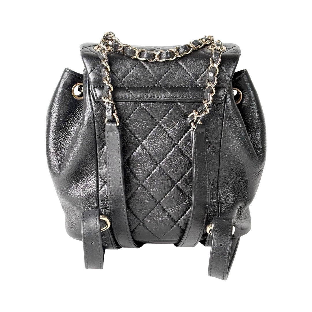 Chanel Mini Backpack Duma Bag Black