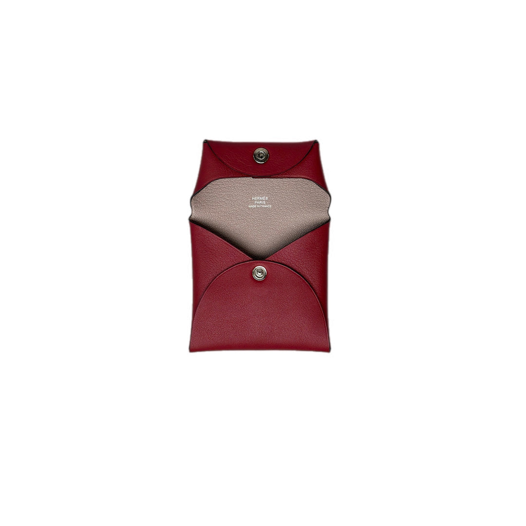 Hermes Red Bastia Coin Purse